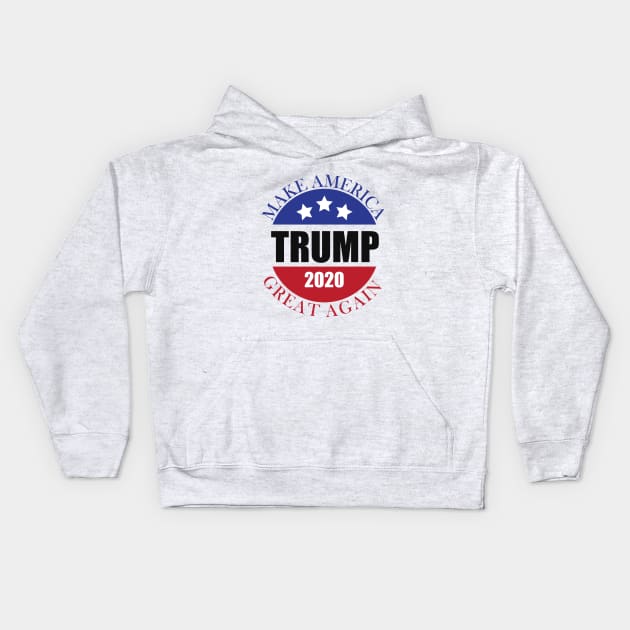 Trump 2020 Make America Great Again - ver 2 Kids Hoodie by G! Zone